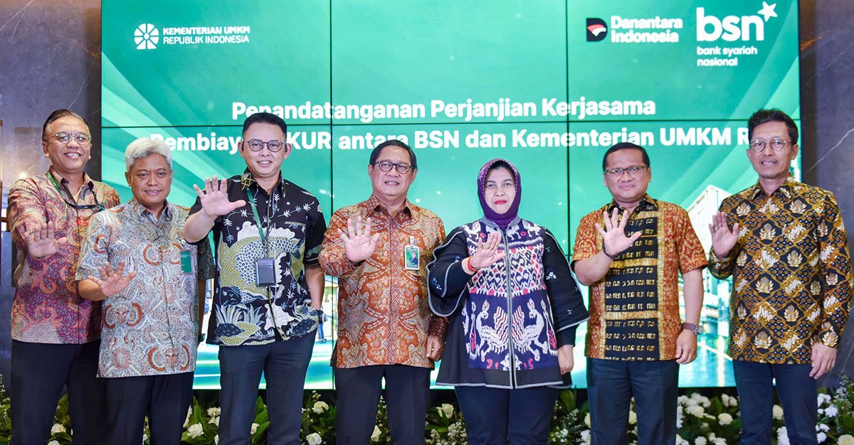 Sah, Usai Teken Kerja Sama Dengan Kementerian UMKM, BSN Resmi Salurkan KUR