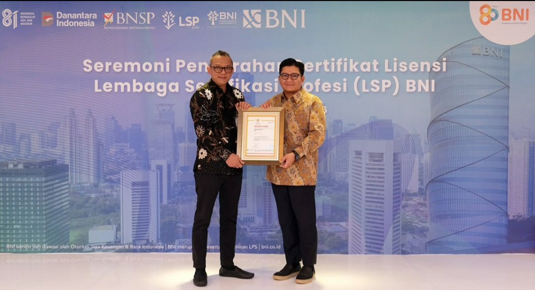 BNI Perkuat Tata Kelola SDM lewat LSP dan Sertifikasi ISO