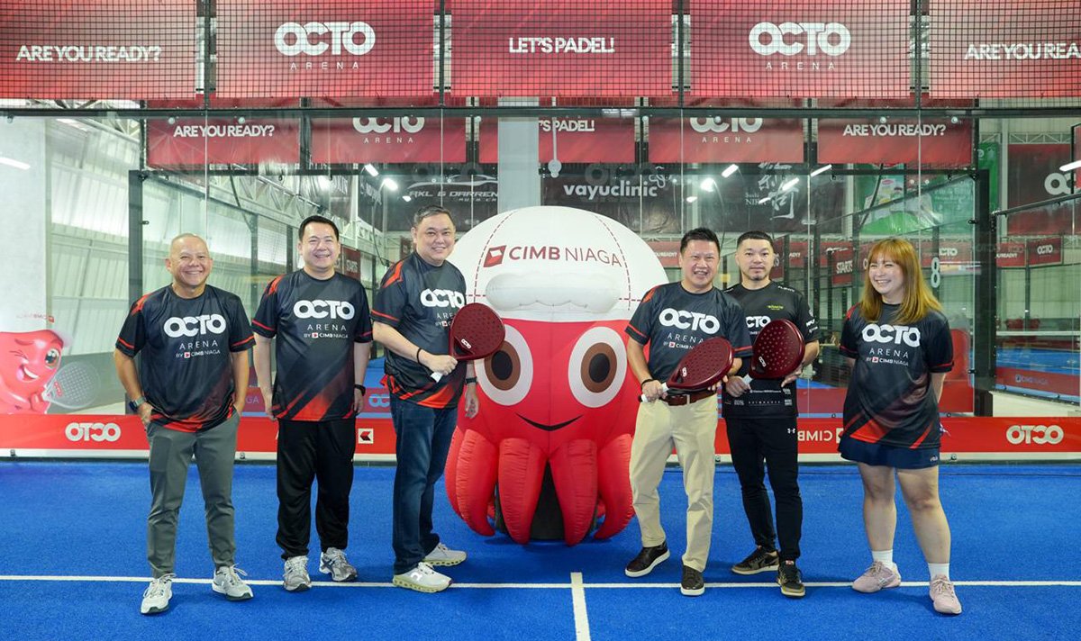 CIMB Niaga Resmikan Lapangan Padel OCTO Arena