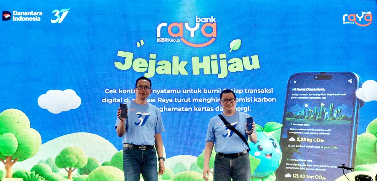 Bank Raya Luncurkan Fitur Raya Jejak Hijau