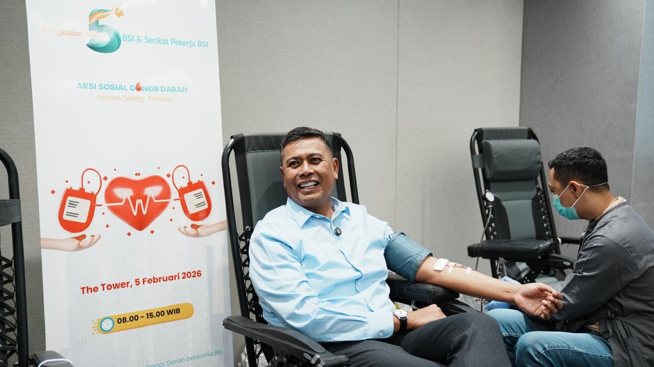  Rayakan Milad 5, BSI  Donasi 4.000 Kantong Darah