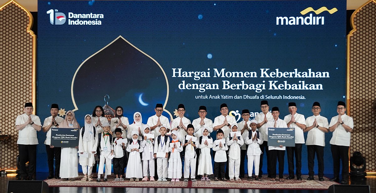 Bank Mandiri Salurkan Program Sosial bagi Lebih dari 114.000 Penerima Manfaat