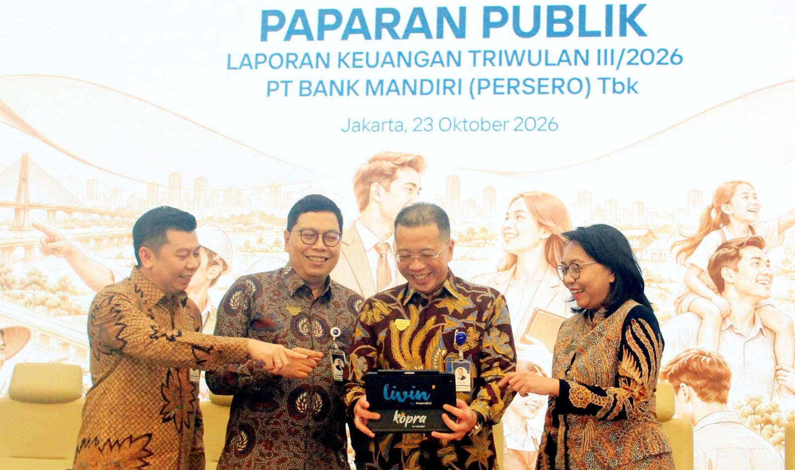 Neraca Sehat dan Kuat, Bank Mandiri Catat Laba Rp45,5 Triliun Hingga Kuartal III 2026