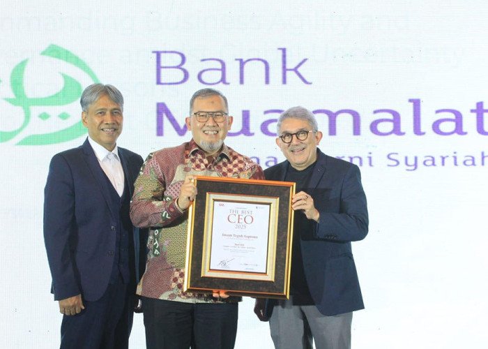 Prestisius, Direktur Utama Bank Muamalat Raih  Penghargaan Best CEO 2025