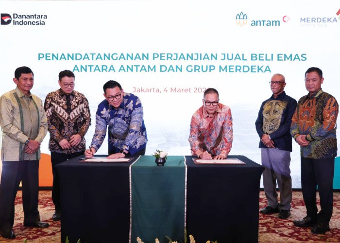 ANTAM  Sinergi Perkuat Bahan Baku Emas Nasional