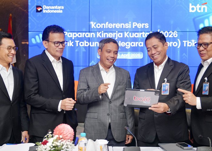 Kuartal I/2026, Laba Bersih BTN Melesat 22,6% YoY