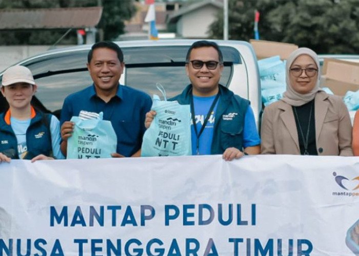 Mandiri Taspen Salurkan Bantuan untuk Korban Gempa Ende