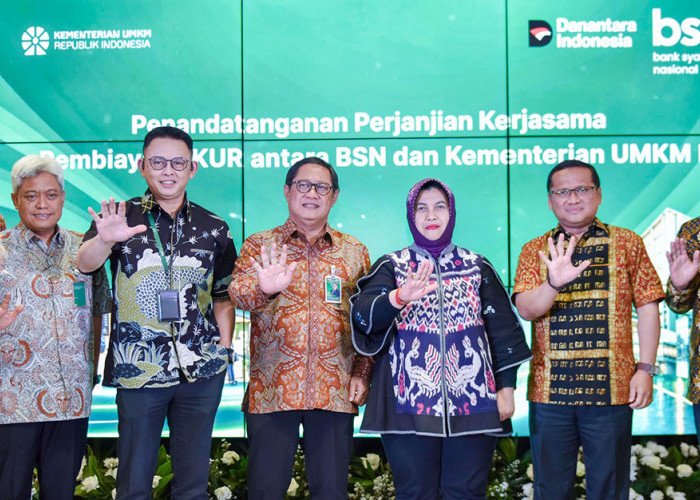 Sah, Usai Teken Kerja Sama Dengan Kementerian UMKM, BSN Resmi Salurkan KUR