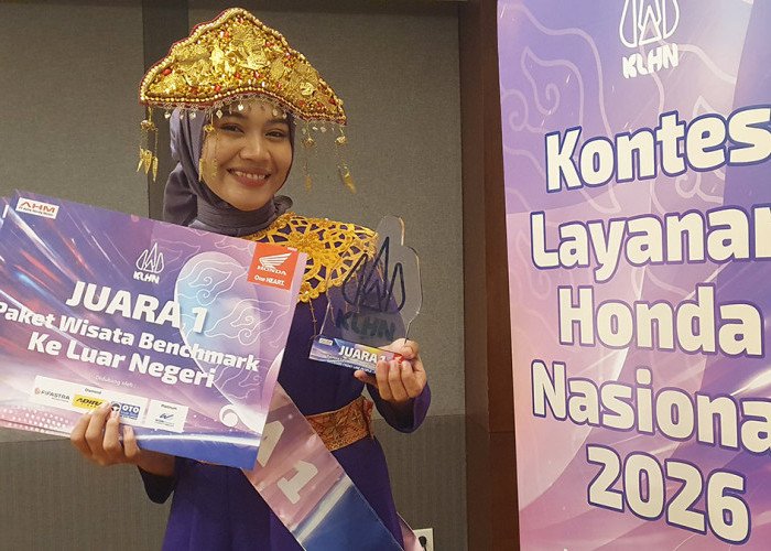 Desy Fitriani Juara 1 Front Line People (Non-Sales) KLHN 2026 Astra Honda Motor