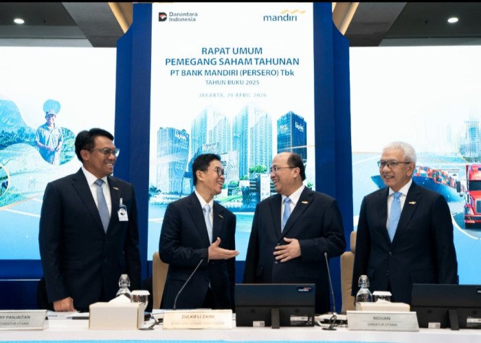 Ditopang Fundamental Solid, RUPST Bank Mandiri Setujui Pembagian Dividen Rp 44,47 Triliun