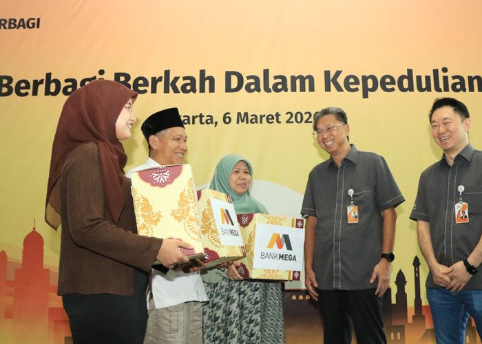 Jelang Idul Fitri, “Bank Mega Berbagi” Distribusikan 15 Ribu Paket Sembako