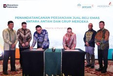 ANTAM  Sinergi Perkuat Bahan Baku Emas Nasional