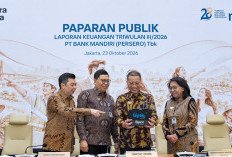 Kuartal III 2026,  Bank Mandiri Catat Laba Rp45,5 Triliun 